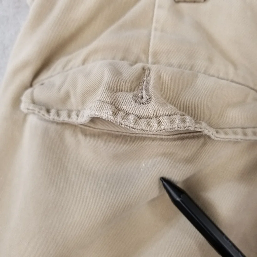 Vintage Polo Ralph Lauren Cargo Shorts Mens 35 Y2K Chino Utility Skater Workwear